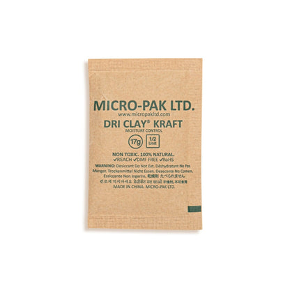 Micro-Pak Dri Clay® Kraft Desiccant (17 gram)