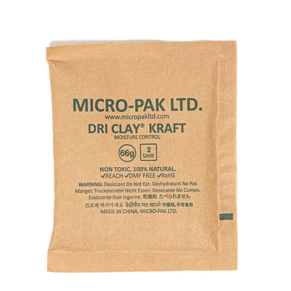 Micro-Pak Dri Clay® Kraft Desiccant (66 gram)