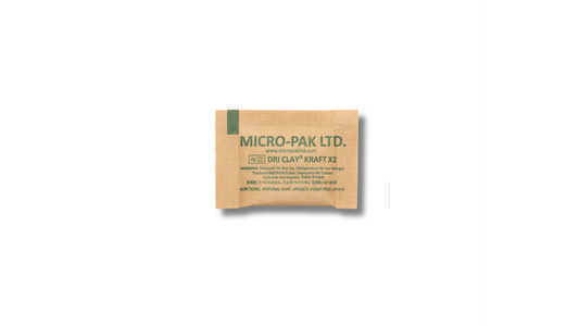 Micro-Pak Dri Clay® Kraft X2 Desiccant (2 gram)